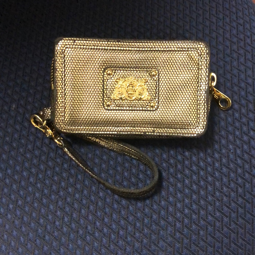 Juicy Couture wrist wallet with two zippers